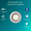 Philips Led inbouwspot | Rond | Nikkel | Ø 68 mm | GU10 fitting | IP20 LPH04061 - 2