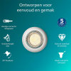 Philips Led inbouwspot | Rond | Nikkel | Ø 68 mm | GU10 fitting | IP20 LPH04068 - 2