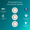 Philips Led inbouwspot | Rond | Wit | Ø 68 mm | GU10 fitting | IP20 | 3 stuks LPH04065 - 2