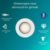 Philips Led inbouwspot | Rond | Wit | Ø 68 mm | GU10 fitting | IP20 LPH04064 - 2