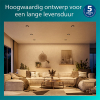 Philips Led inbouwspot | Rond | Zwart | Ø 68 mm | GU10 fitting | IP20 | 5 stuks LPH04060 - 6