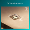 Philips Led inbouwspot | Vierkant | Nikkel | Ø 75 mm | GU10 fitting | IP20 LPH04074 - 8