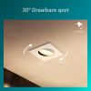 Philips Led inbouwspot | Vierkant | Wit | Ø 75 mm | GU10 fitting | IP20 | 3 stuks LPH04077 - 8