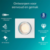 Philips Led inbouwspot | Vierkant | Wit | Ø 75 mm | GU10 fitting | IP20 LPH04076 - 2