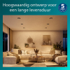 Philips Led inbouwspot | Vierkant | Zwart | Ø 75 mm | GU10 fitting | IP20 LPH04072 - 6