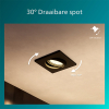 Philips Led inbouwspot | Vierkant | Zwart | Ø 75 mm | GU10 fitting | IP20 LPH04072 - 8