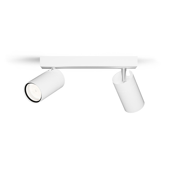 Philips Led opbouwspot | Rond | Idris | IP44 | Wit | 2x GU10 fitting LPH04820 - 9