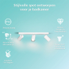 Philips Led opbouwspot | Rond | Idris | IP44 | Wit | 3x GU10 fitting LPH04821 - 2