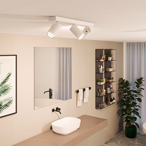 Philips Led opbouwspot | Rond | Idris | IP44 | Wit | 3x GU10 fitting LPH04821 - 7