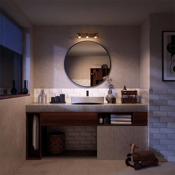 Philips Led opbouwspot | Rond | Idris | IP44 | Zwart | 3x GU10 fitting LPH04819 - 8