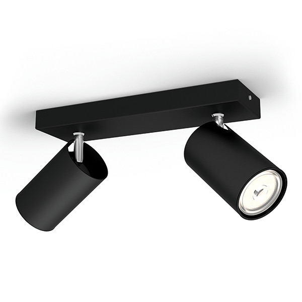 Philips Led opbouwspot | Rond | Kosipo | Zwart | 2x GU10 fitting LPH04777 - 4