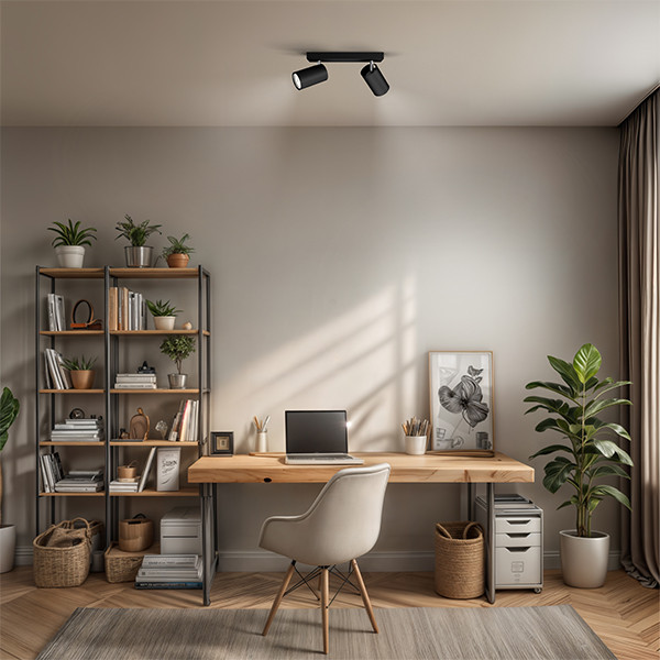 Philips Led opbouwspot | Rond | Kosipo | Zwart | 2x GU10 fitting LPH04777 - 7