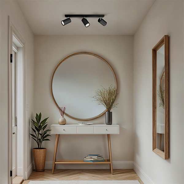 Philips Led opbouwspot | Rond | Kosipo | Zwart | 3x GU10 fitting LPH04778 - 6