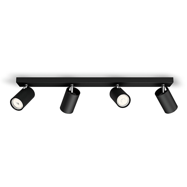 Philips Led opbouwspot | Rond | Kosipo | Zwart | 4x GU10 fitting LPH04779 - 3