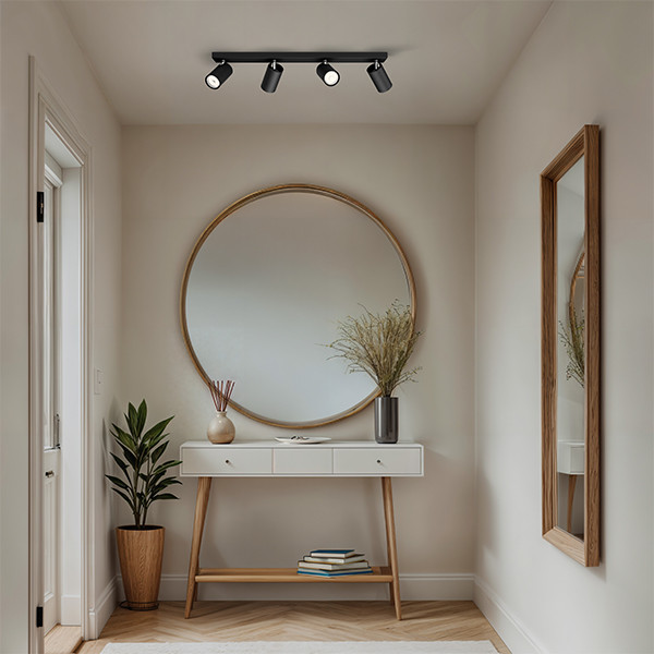 Philips Led opbouwspot | Rond | Kosipo | Zwart | 4x GU10 fitting LPH04779 - 6