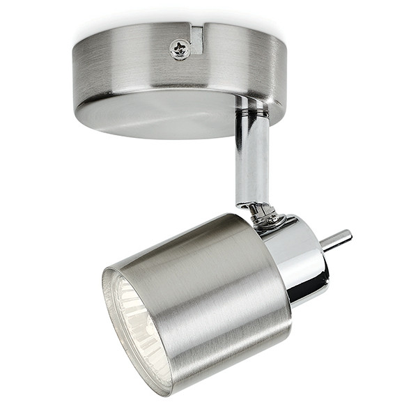 Philips Led opbouwspot | Rond | Meranti | Nikkel | 1x GU10 LPH04760 - 1