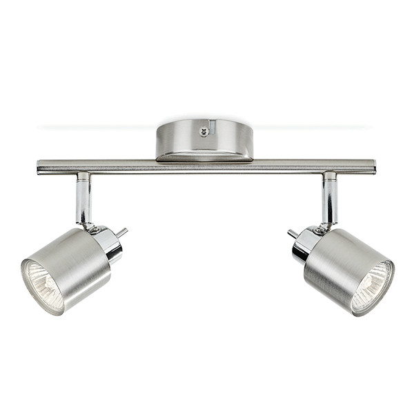 Philips Led opbouwspot | Rond | Meranti | Nikkel | 2x GU10 LPH04761 - 1