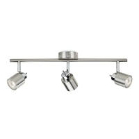 Philips Led opbouwspot | Rond | Meranti | Nikkel | 3x GU10 LPH04762