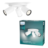 Philips Led opbouwspot | Rond | Pongee | Wit | 3x GU10 fitting LPH04772 - 1