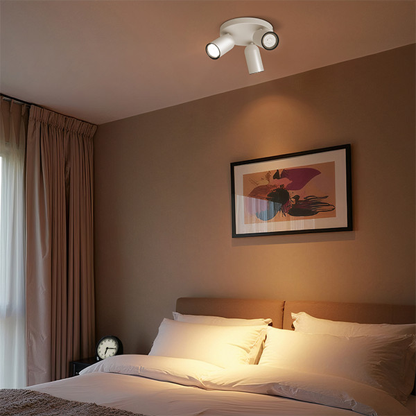 Philips Led opbouwspot | Rond | Pongee | Wit | 3x GU10 fitting LPH04772 - 6