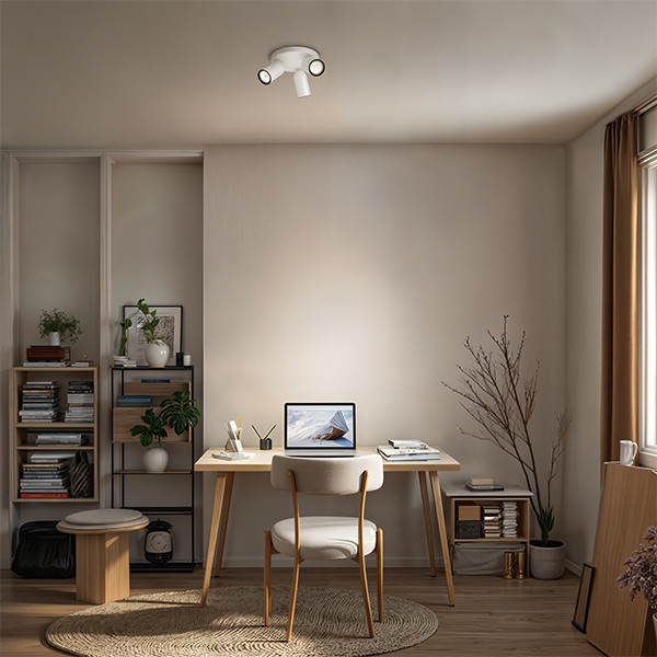 Philips Led opbouwspot | Rond | Pongee | Wit | 3x GU10 fitting LPH04772 - 7