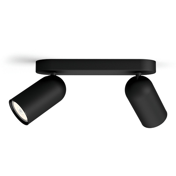 Philips Led opbouwspot | Rond | Pongee | Zwart | 2x GU10 fitting LPH04771 - 3