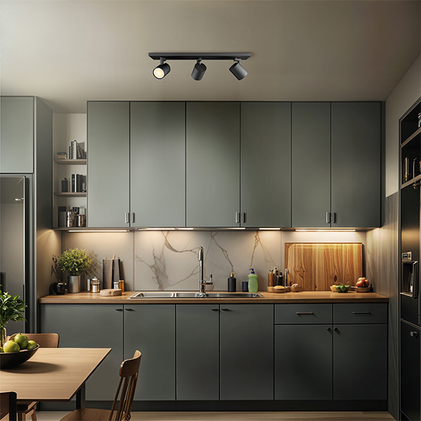 Philips Led opbouwspot | Rond | Runner | Zwart | 3x GU10 fitting LPH04817 - 6