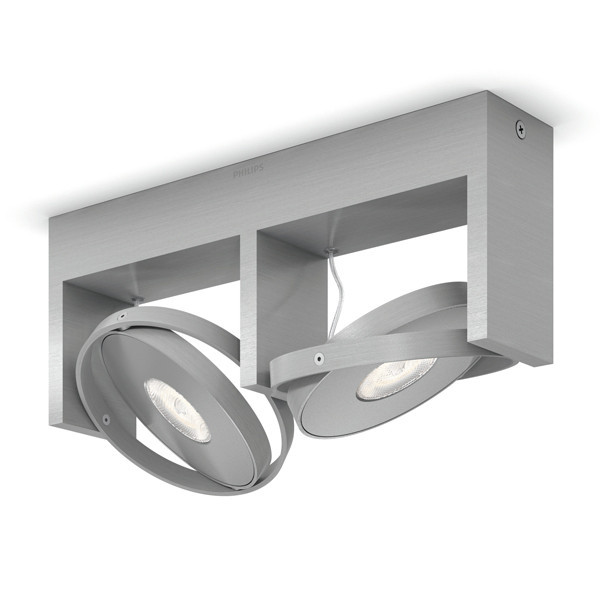 Philips Led opbouwspot | Rond | myLiving Particon | Aluminium | 2x GU10 fitting  LPH02156 - 1