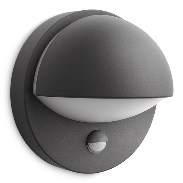 Philips MyGarden wandlamp met sensor | June | IP44 | 12W | E27 fitting | Antraciet LPH04811 - 5