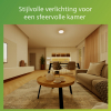 Philips Pebblo plafondlamp | Ultra Efficient | SceneSwitch | 2700K | Ø 32 cm | Wit/Goud | 10W  LPH03740 - 5