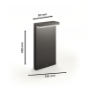Philips Philps MyGarden sokkellamp 40 cm | Bustan | 2700K | Ultra Efficient | IP44 | 3.8W | Antraciet  LPH03512 - 3