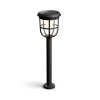 Philips Philps MyGarden sokkellamp met spies 60 cm | Radii | 3000K | Ultra Efficient | IP44 | 1.3W | Zwart  LPH03555 - 1