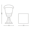 Philps myGarden sokkellamp 30 cm | Creek | Ultra Efficient | IP44 | Zwart LPH04755 - 4