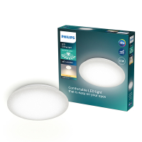 Philips Plafondlamp | Moire | 2700K | Ø 24 cm | Wit | 10W LPH04605