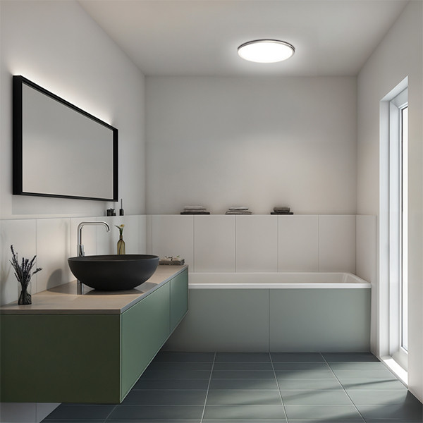 Philips Plafondlamp | Spray | 2700K | Ø 29 cm | IP44 | Zilver | 12W LPH04800 - 4