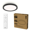 Philips  Plafondlamp met Afstandsbediening | Ø 30 cm | Rond | 2200-6500K | IP20 | Zwart | 24W LPH04843 - 1