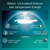 Philips Plafondventilator met LED lamp | Solr | Ø 106 cm | Inklapbare bladen | 2700- 5500K | Wit  | Dimbaar LPH04844 - 2