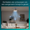 Philips Plafondventilator met LED lamp | Solr | Ø 106 cm | Inklapbare bladen | 2700- 5500K | Wit  | Dimbaar LPH04844 - 3