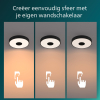 Philips Pomeron Inbouwspot | SceneSwitch | 2700K | IP20 | Zwart | 5W | 3 stuks  LPH03776 - 3