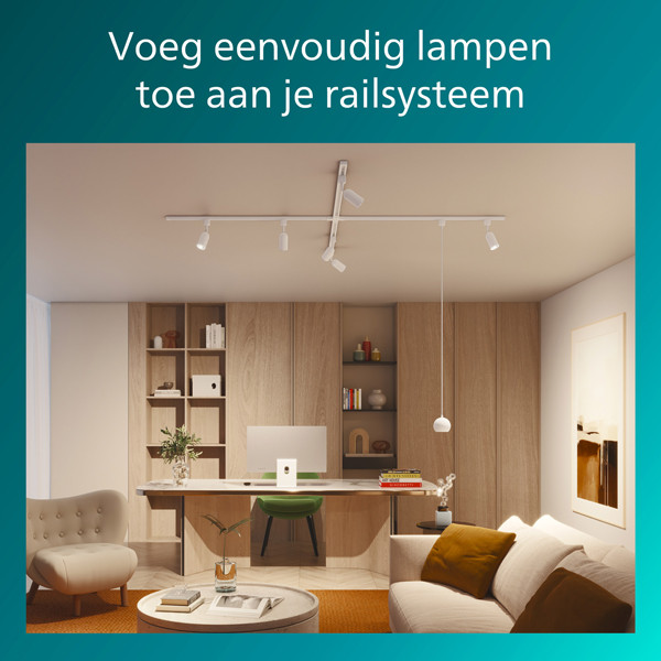 Philips Rail EasyLink | 1 meter | Wit | Uitbreiding LPH04504 - 2