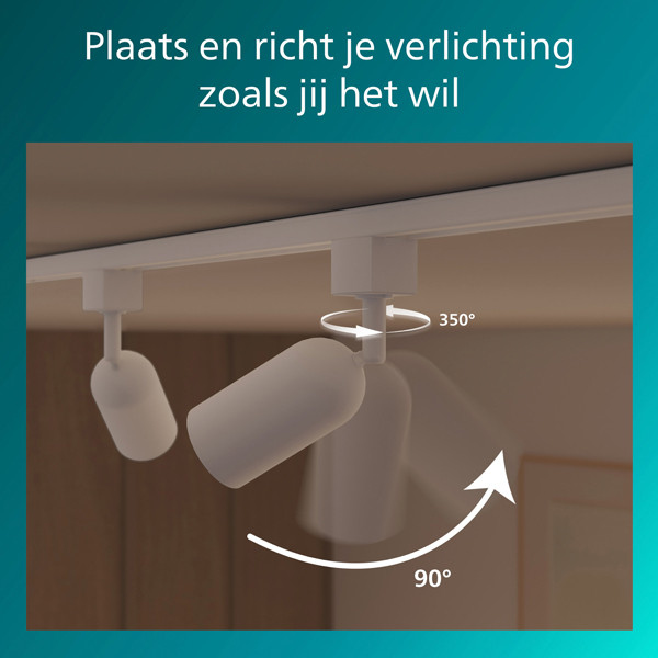 Philips Railverlichting EasyLink | Shea | Opbouwspot | GU10 fitting | Wit LPH04522 - 8