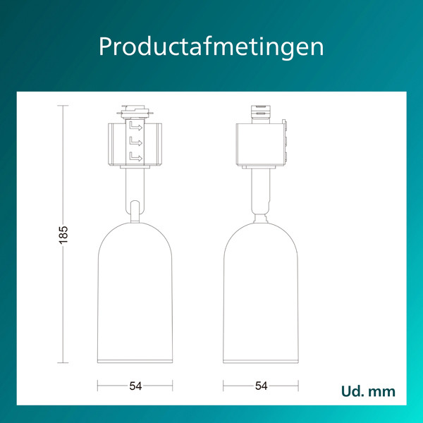 Philips Railverlichting EasyLink | Shea | Opbouwspot | GU10 fitting | Wit LPH04522 - 9