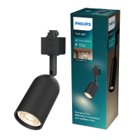 Philips Railverlichting EasyLink | Shea | Opbouwspot | GU10 fitting | Zwart LPH04521