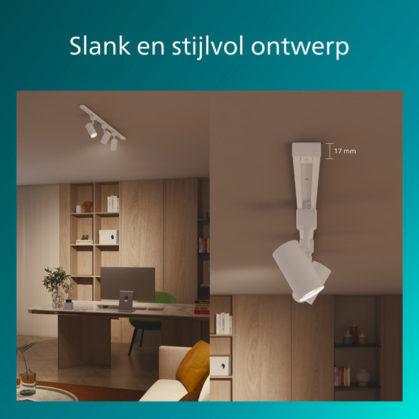 Philips Railverlichting EasyLink | Zilo | Opbouwspot | GU10 fitting | Wit LPH04536 - 6