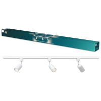 Philips Railverlichting EasyLink Starterset | Shea | 3x Opbouwspot | GU10 fitting | Wit LPH04524