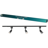 Philips Railverlichting EasyLink Starterset | Tobia | 3x Opbouwspot | GU10 fitting | Zwart LPH04531