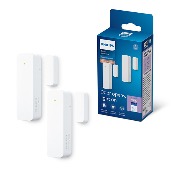 Philips Smart LED Contactsensor | Op batterij | Bluetooth | Wit | 2 stuks LPH05137 - 1