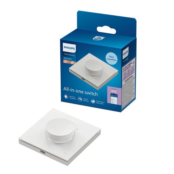 Philips Smart LED Draaischakelaar | Dial Switch | WiFi | Wit LPH05095 - 1