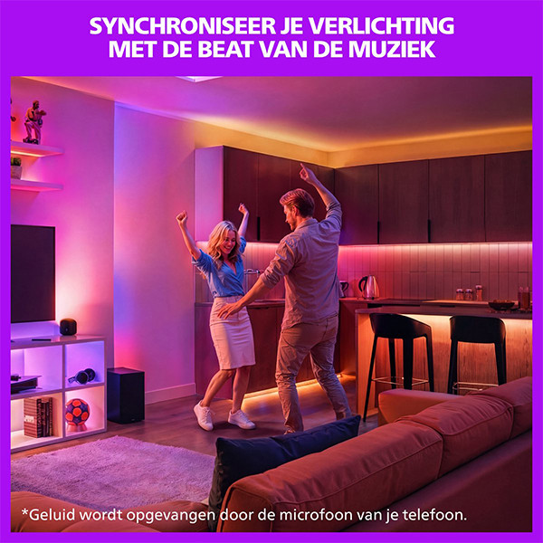 Philips Smart LED Fairy Light Lichtsnoer | 10 meter | RGBIC | Binnen & buiten | IP65 | WiFi | 2.4W | Wit LPH05129 - 6