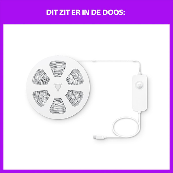 Philips Smart LED Fairy Light Lichtsnoer | 10 meter | RGBIC | Binnen & buiten | IP65 | WiFi | 2.4W | Wit LPH05129 - 9